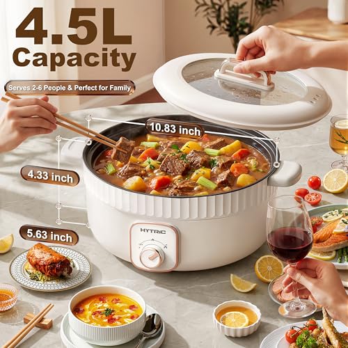 4.5L Electric Pot (4.8 Quarts / White)