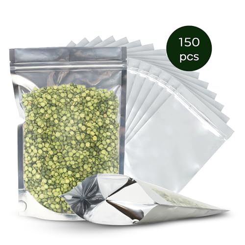 150 Resealable Food Storage Bags (6 x 8.75 inches (15 x 22 cm))
