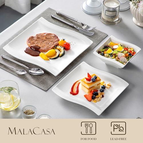 Plates and Bowls Sets (26 Piece(Service for 6) / Ivory White)