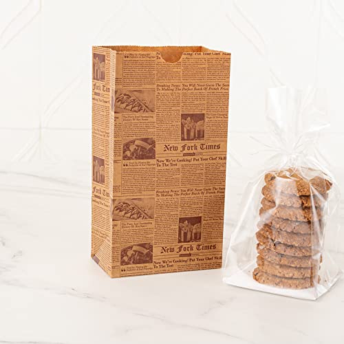 Kraft Paper Newsprint Bag (4 lb / Kraft Newsprint)