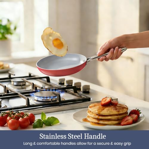 Premium G7 Ceramic Cookware Set (Fusion Red)