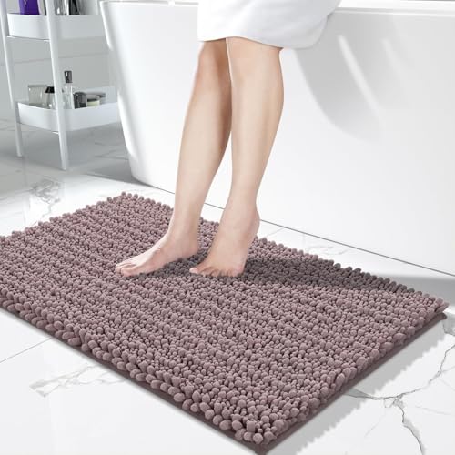 Long Bathroom Rugs Non Slip Washable 44x24 Inch