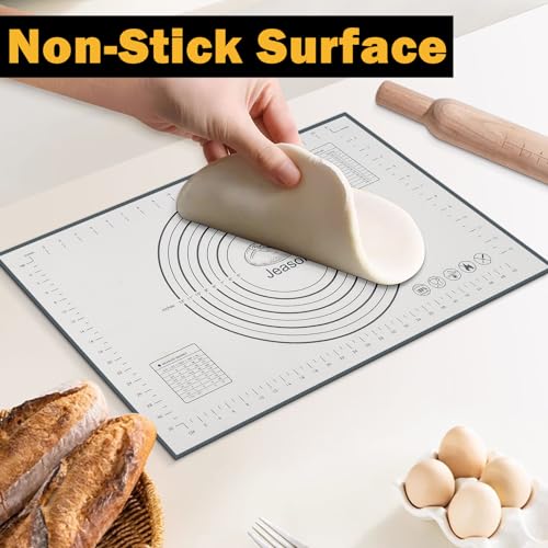 3 PCS Silicone Baking Mat Set (Gray 3 Pcs)