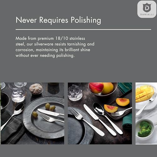 Silverware Set for 8 with Serving Utensils (45-Piece Including a Serving Set)