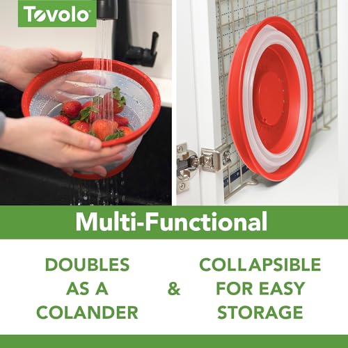 Microwave Splatter Cover for Food (Candy Apple Red / Small (8 inch))