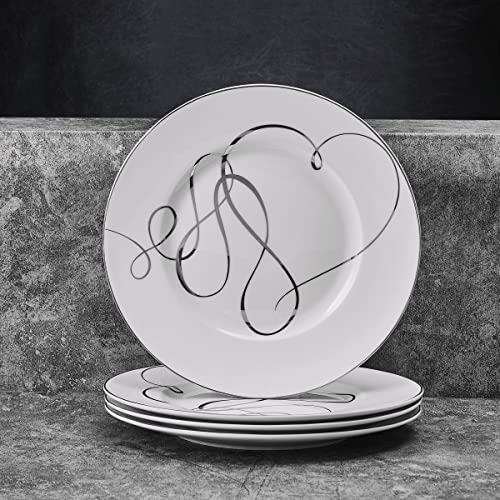 Love Story Platinum Banded Salad Plates (Salad Plates)