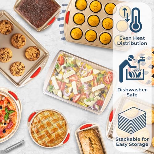 10 Piece Baking Set (Red / 10 Piece)
