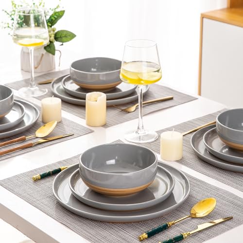 Dinnerware Sets for 4 (Limestone / Service For 4(12Pcs))