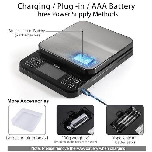 Large Kitchen Scale 0.1g (Black)