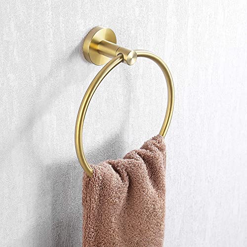 Brushed Gold Towel Ring (Brushed Gold)