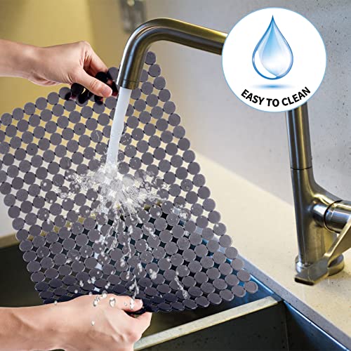 Sink Protectors Mat for Kitchen Sink (Gray)