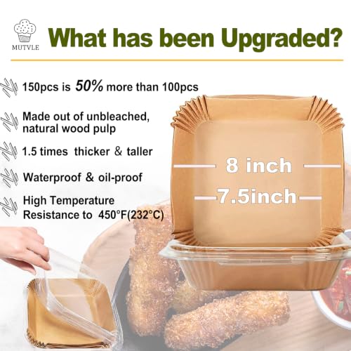 Air Fryer Liners for Instant Pot 4QT Vortex Plus 6