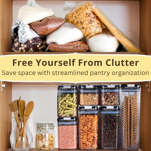 Airtight Food Storage Containers with Lids (7pack)