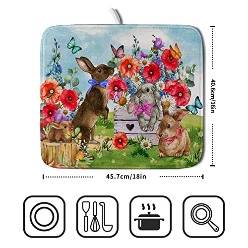 Microfiber Drying Pad 16 X 18 in (DrymatRabbit / 18" x 16")