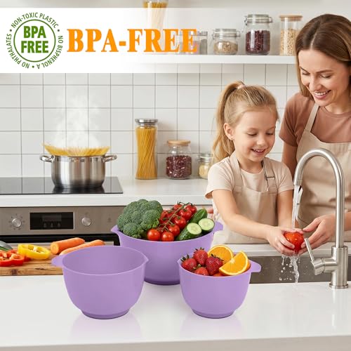 Mixing Bowls Set of 4 (Purple)