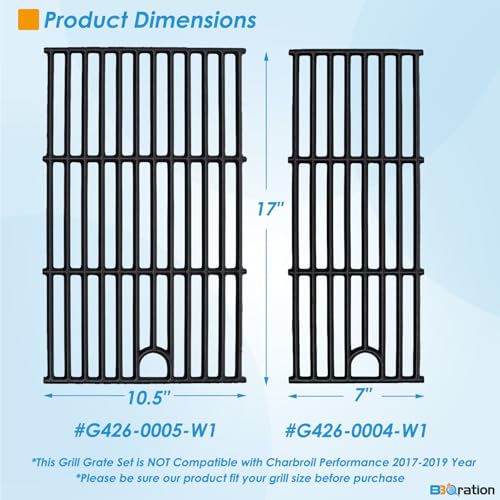 Grill Parts for Charbroil Performance 4 (17inch (4B Kit))