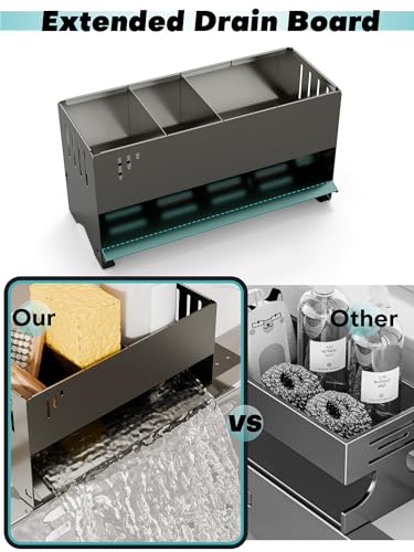Kitchen Sink Caddy Organizer (Gray)