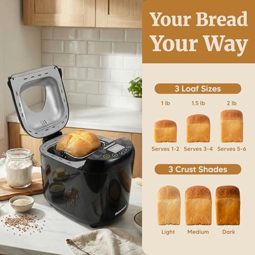 2 Lb Programmable Bread Maker (Black)