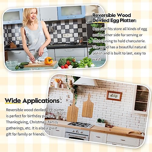 Thick Wood Cutting Boards for Chopping (11 x 5 inches)