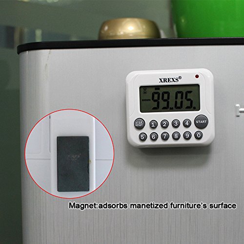 Digital Kitchen Timer Magnetic Countdown Up Cooking Timer Clock