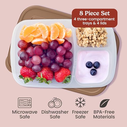 Easyboxes Stackable 3 (Earth Tones (4-Pack))