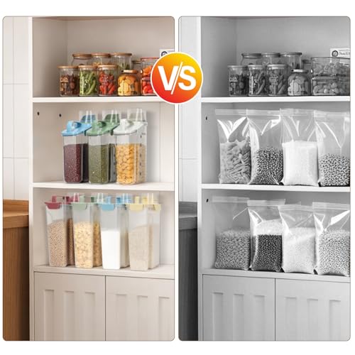 Airtight Rice Storage Container (Green / 5L-1pack)