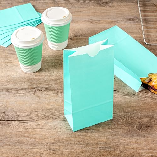 Turquoise Paper Bag (2 lb / Turquoise)