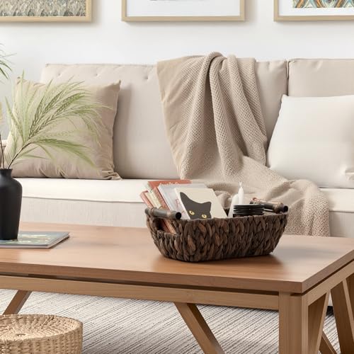 Small Wicker Baskets (Dark Brown(Water Hyacinth) / Small)