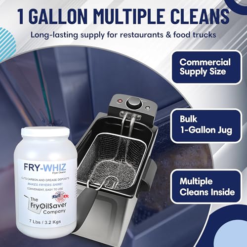Fry Whiz 1 Gallon Deep Fryer Cleaner (112 Ounce)