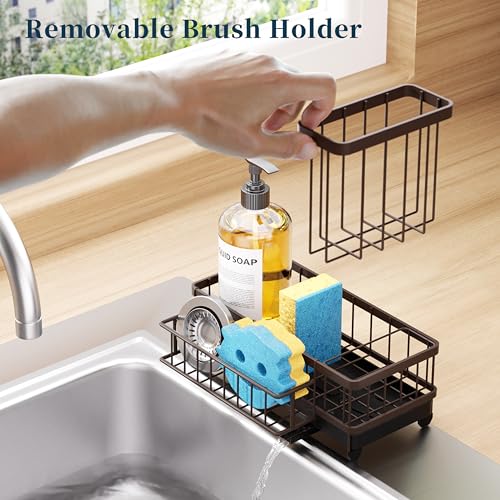 Sponge Holder for Kitchen Sink (Bronze / Large)