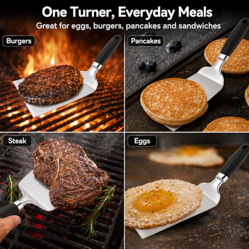 11 Inch Metal Spatula (Black-Metal Spatula)