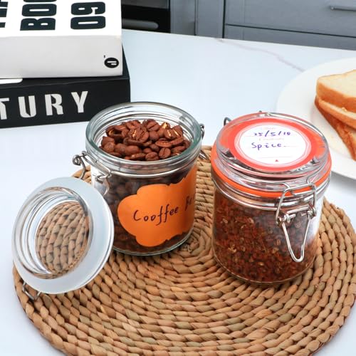 8 oz Glass Jars with Lids (8 Ounce)