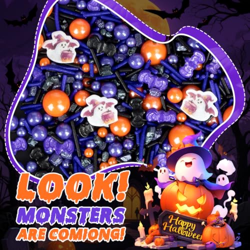 Edible Halloween Sprinkles (Halloween Ghost)