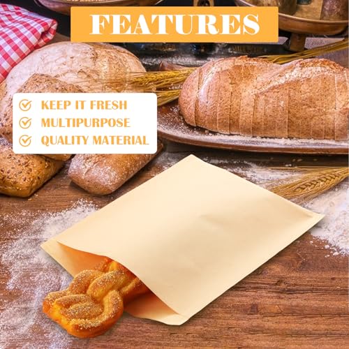 600 Pack Wax Paper Sandwich Bags 10x8 inch (Kraft-600PCS / 10x8 inch)