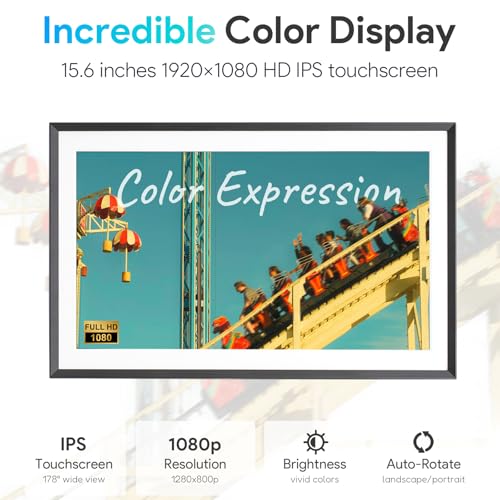 15.6'' Digital Picture Frame with 1920x1080 IPS Touch Screen (15.6'')