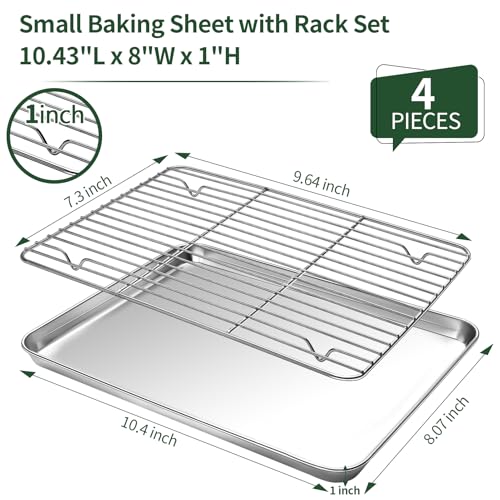 Baking Sheet with Cooling Rack Set (10 inch)