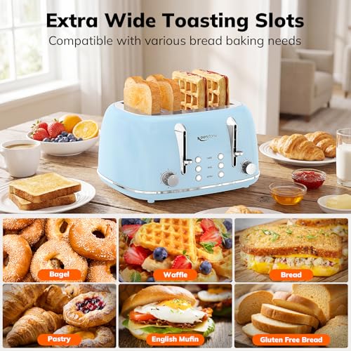 Toaster 4 Slice (4 Slice / Blue)