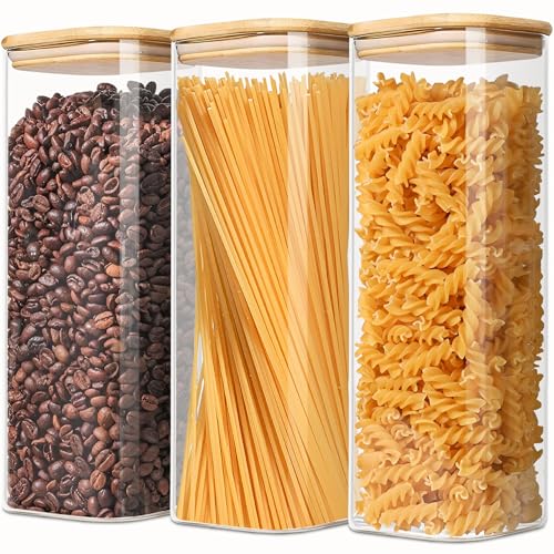2.2Qt Square Glass Jars