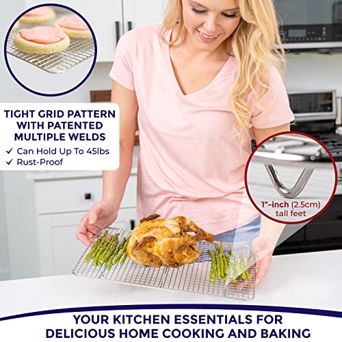 Stainless Steel Cooling Rack for Cooking and Baking