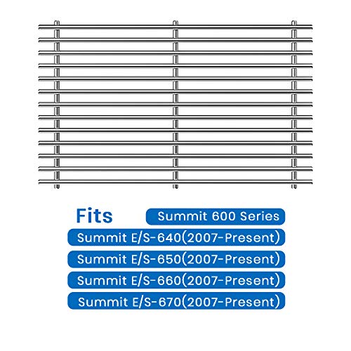 Cooking Grate for Weber Summit 600 Grill with Smoker Box