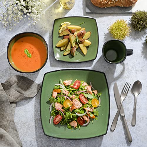 Soho Lounge 16 Piece Dinnerware Set (Service for 4 (16pcs) / Green (Soho Lounge))