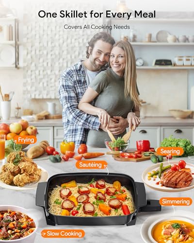 Medley XL Digital Electric Skillet (Black)