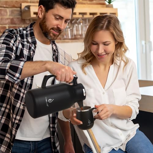 Thermal Coffee Carafe 68oz (Black / 68 Ounces)