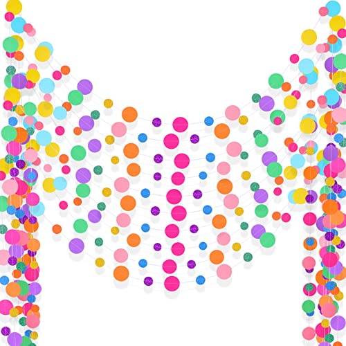 10 Pieces Circle Garland Banner Hanging (131 Foot)