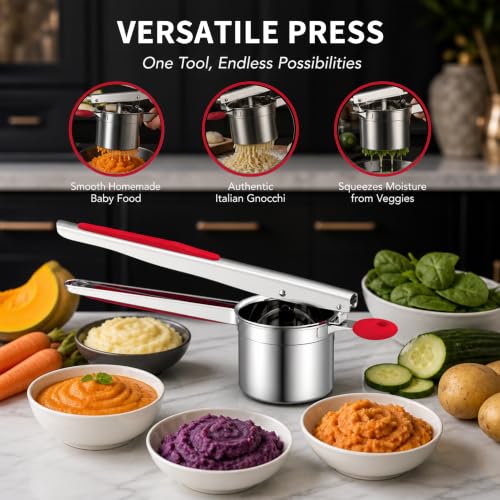 15oz Stainless Steel Potato Masher Ricer (SPR-R)