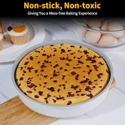 9.5 Inch Round Cake Pan Set of 2 (40 Ounce)