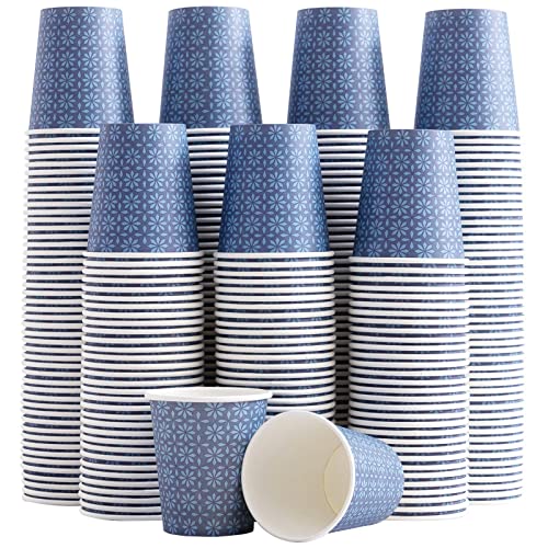 300 Pack 5 oz Paper Cups Disposable Bathroom Mouthwash Cups Navy (Navy / 5 oz-300)
