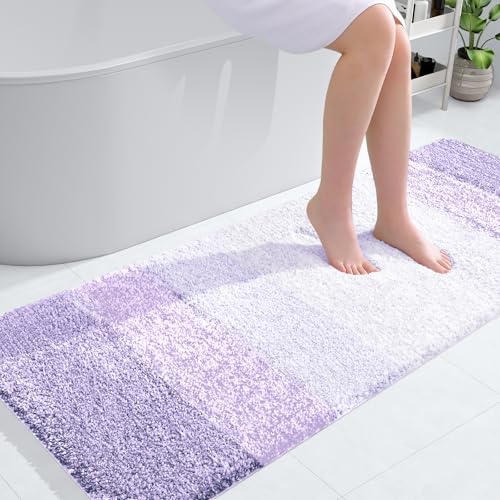 Bathroom Runner Rug 54x24 (54" X 24" / Light Purple)