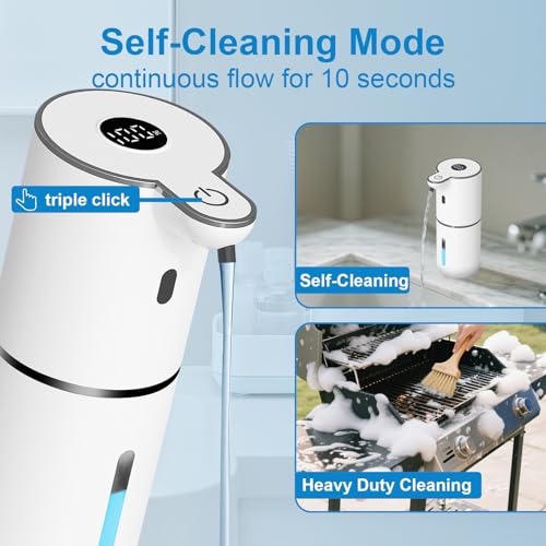 2 Pack Automatic Liquid Soap Dispenser Touchless (2 Pack- White / Liquid)