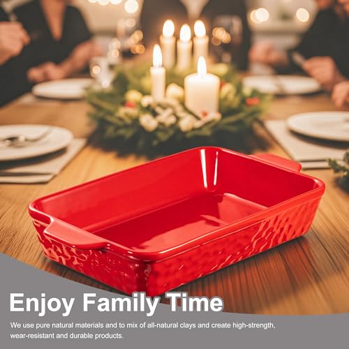 Casserole Dishes for Oven (Red)